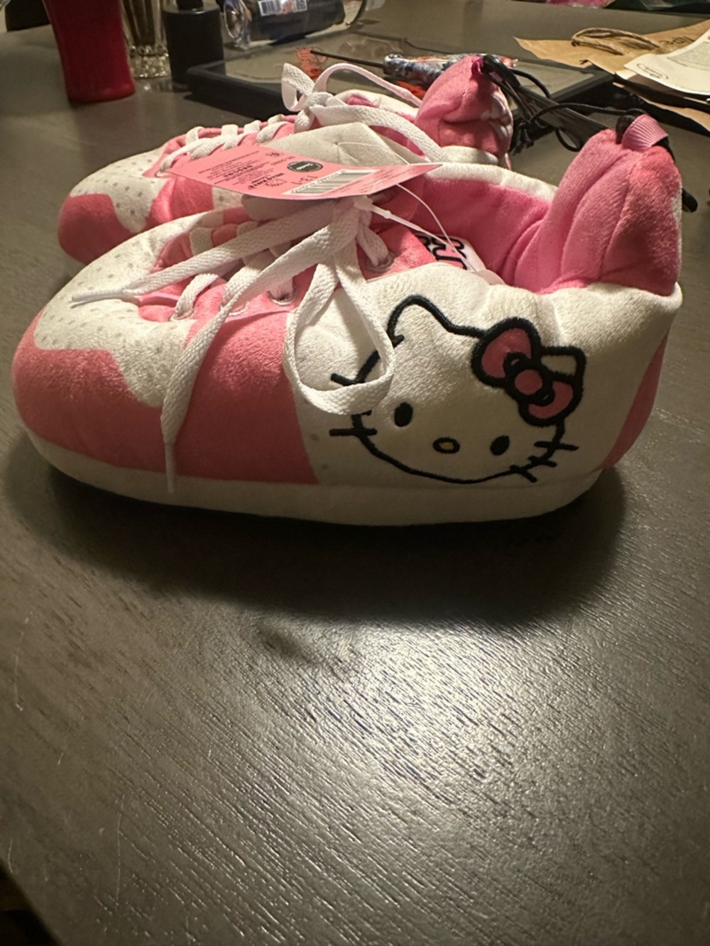 Hello Kitty by Sanrio Toddlers Girls Sneaker Slippers Size 13-1
